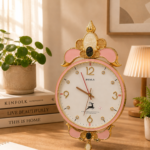 ساعة حائط دائرية اطار مزخرف J136-1