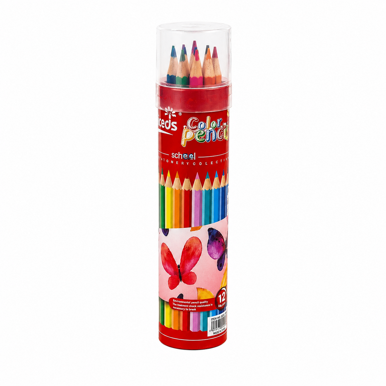 B0011763-1 الوان خشب /12 علبة اسطوانة N206-18-22